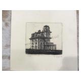 Edward Hopper engraving, The House, 32/ 425,