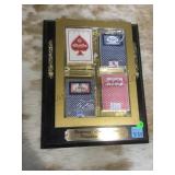 Famous Las Vegas Playing cards, mounted and