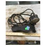 Vintage electric foot pedal speed control for an