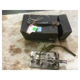 Vintage Vibroflex Telegraph key, original locking