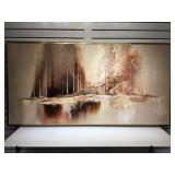 Original Leslie Lambson oil on canvas 61 x 31,