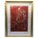 Guild framed Marc Chagall numbered lithograph w/
