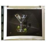 Signed & numbered Godard print on canvas (He