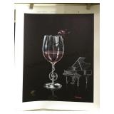 Signed & numbered Godard print on canvas (Key of