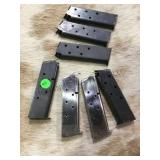 7 Colt 45 cal Automatic clips, 1911 Model , 5