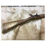 Black powder flintlock rifle