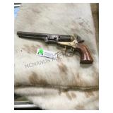 Black powder pistol, brass receiver, Conn Valley