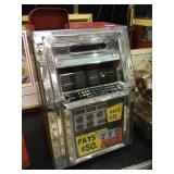 Vintage Mills slot machine body - small crack in