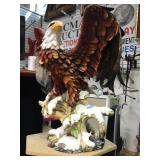 DeCapoli  large resin sitting Eagle