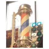 Vintage working light up  Barber pole , local