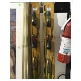 Pair of hand carved wooden ducks hangers, local