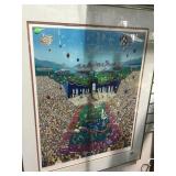 Framed signed and numbered Melanie Taylor Kent