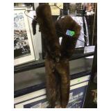 Mink stole made from 4 full minks