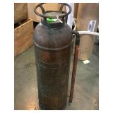 Vintage wooden table w/ metal casters & folding