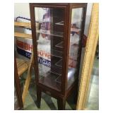 Thomas Paconi  glass & wood display cabinet,