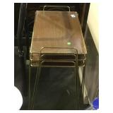 Hair pin legs md- century stacking tables, local