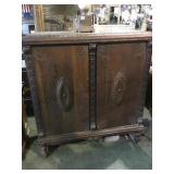 Vintage wooden  storage cabinet,  local pickup