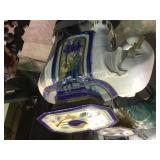 Ceramic elephant garden seat, local pickup only