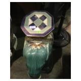 Ceramic elephant garden seat, local pickup only