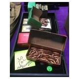Box lot of bullets for reloading