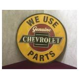 Chevrolet shop sign GM official licensed.