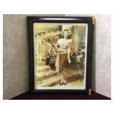 Classic 8x10 photograph of Lena Horne. Signed by
