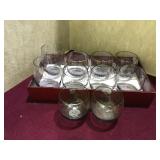 Lot of Chicago Bears NFL glasses. Set of 10,