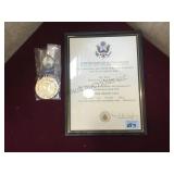 Naval retirement certificate, 1967 Canadian