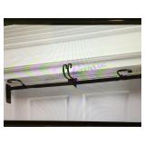 Instant garland hanger. Black, fits door frames