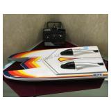 Watercraft-Wildcat RC boat and controller.