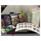 Lot of comics, sleeves, comic protectors,