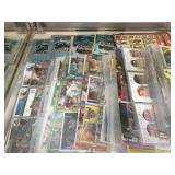 Lot of baseball and basketball collector cards.
