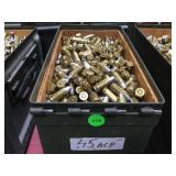 Lot 714 Metal Ammo Can full of .45 ammo, possible