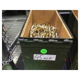Lot 732 Metal Ammo Can full of .45 ammo, possible