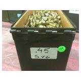 Lot 754 Metal Ammo Can full of .45 ammo, possible