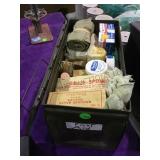 Metal ammo can with first aid supplies local