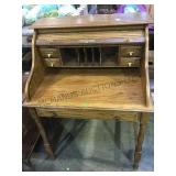Bradford Oak small roll top desk local pickup
