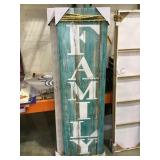 Large approx. 5 foot tall print on canvas FAMILY