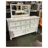New classic home furnishings 8 drawer white