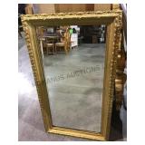 Gold framed wall mirror local pickup only