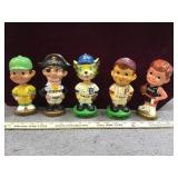 5 Bobbleheads , various baseball teams and 1
