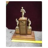 Bowling trophy, 1957, Third Army, doubles, Fort