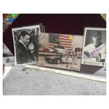 3 photos, Gone With the Wind still, autographed