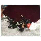 8 Avon bottles, some filled, animals,local pickup