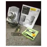 Schlage keypad lock, w hardware, instructions and