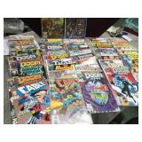 Lg group of sleeved Comic books, inc # 1s, Thor,