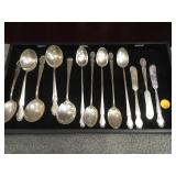13 Rogers Sterling Silver flatware, Wedding Bells
