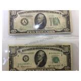 1934A & 1950D $10 FRN