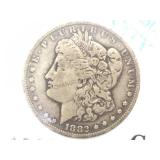 1882-CC MORGAN Silver Dollar