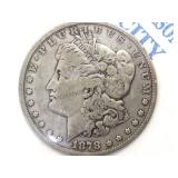 1878-CC MORGAN Silver Dollar